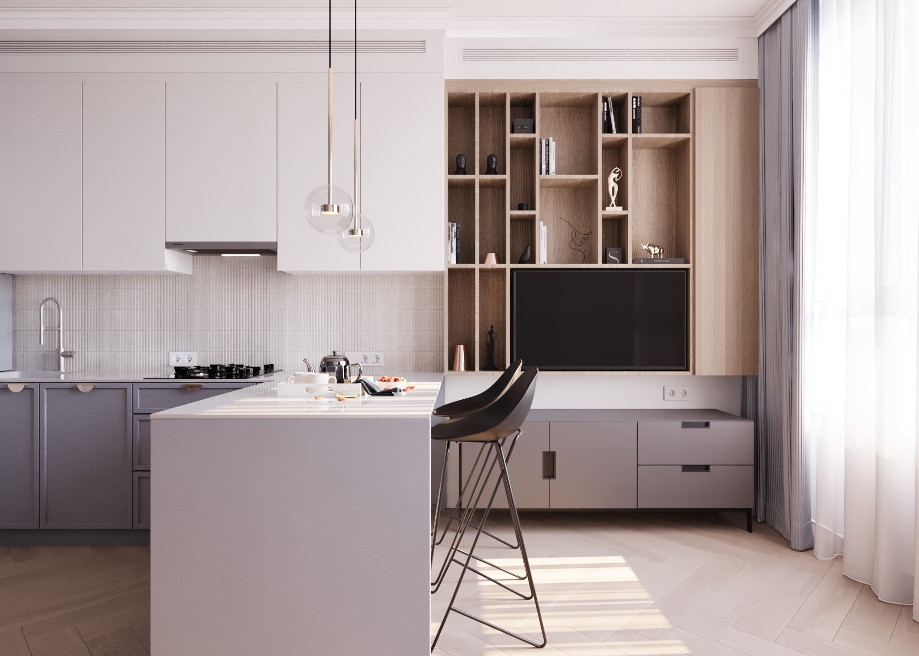 Interior diseñado por 3DSPACE